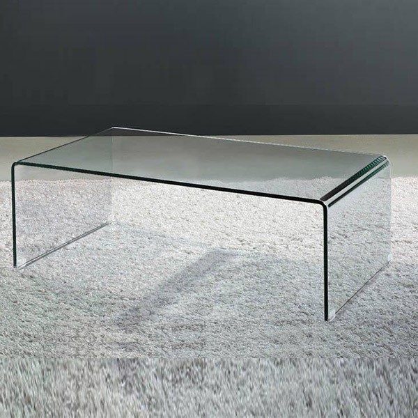 میز شیشه ای جلو مبلی اداری