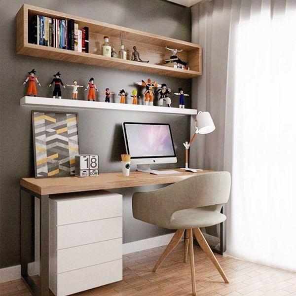 قفسه و میز آموزشی مهندسی چوبی - صدلی- لپتاپ