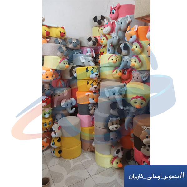 تصویر ارسالی مشتری از پاف ها