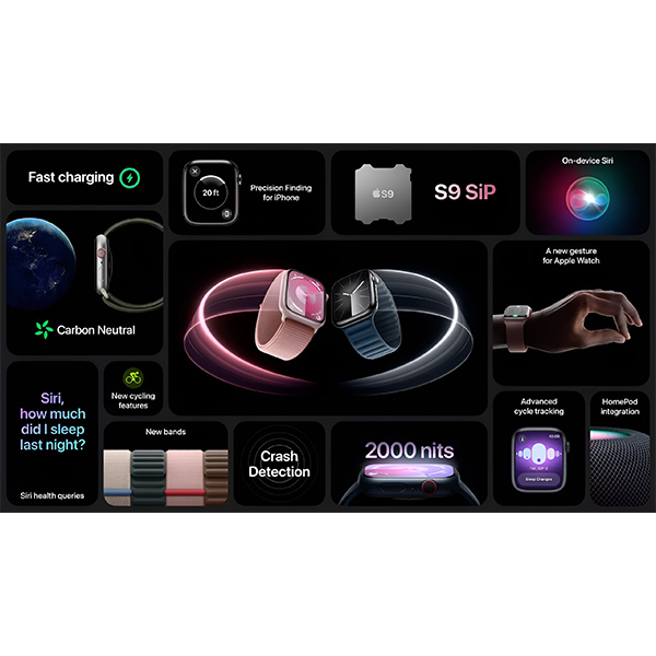 اطلاعات کلی ساعت هوشمند اپل مدل Watch Series 9 41mm