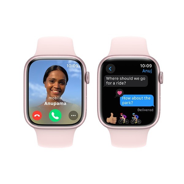 قابلیت تماس و پیامک ساعت هوشمند اپل مدل Watch Series 9 size 45mm