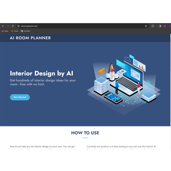 صفحه اصلی AI Room Planner